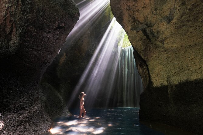3 Days for the best of Ubud Private Tour - Day 2: From a Cave Waterfall to Villages and Blue-Lagoon Swimming