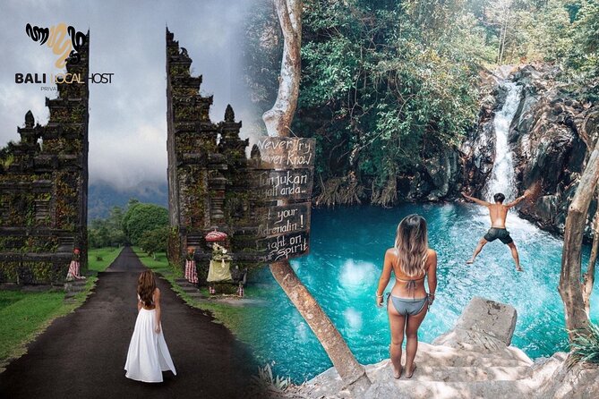 All Inclusive : Jumping Sliding at Aling- Aling Waterfall - Handara Gate - Lunch - Price and logistics: what you really get for $64