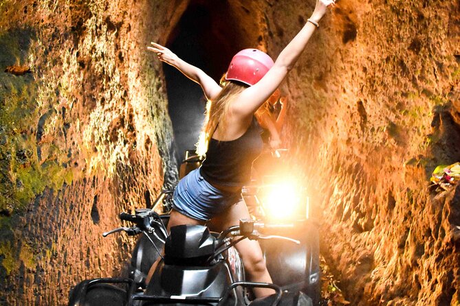 Amazing Kuber ATV Quad Bike Experience in Bali and Tunnel - Entering the Route: Tunnels, Waterfalls, Caves, and Wet Track Sections