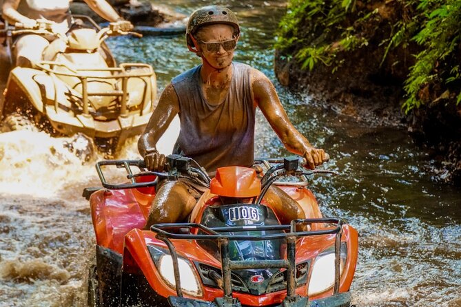 ATV Quad Bike Bali with Gorilla Cave & Lunch at Cretya Sunset - Lunch at Cretya Sunset: Rice Terrace Views After You’re Covered in Mud
