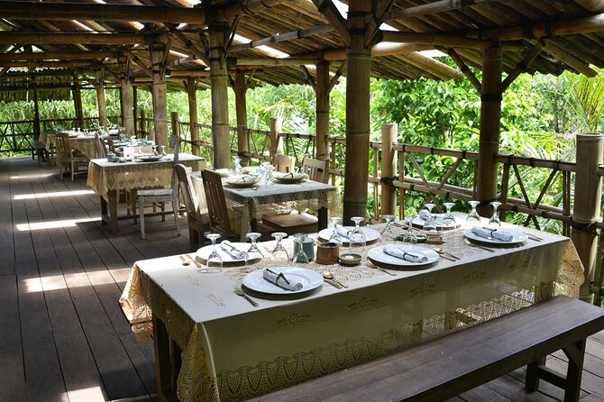 Bali 4WD Adventure WakaLand UNESCO Jatiluwih Trip in Bali Outback - Bamboo Forest Restaurant by WHM lunch on Mount Batukaru slopes