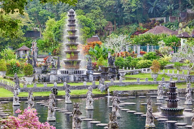 Bali a Hidden Gems Tirta Gangga Taman Ujung and Cepung Waterfall - Taman Ujung Water Palace ruins: the coastal finale