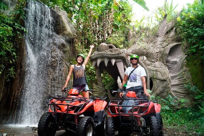 Bali ATV Quad Bike and White Water Rafting - All Inclusive - ATV Quad Biking in the Countryside, Rice Fields to Waterfalls