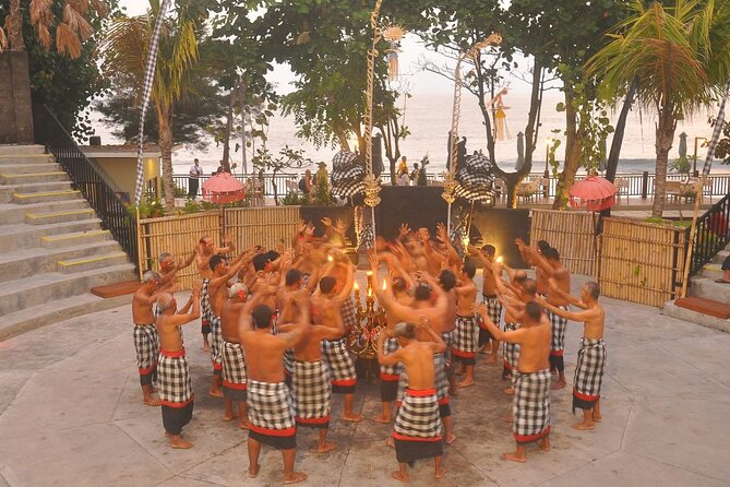 Bali Kecak Fire Dance Show at Tanah Lot, Tabanan with Transport - Fire dance through burning coconut husks, the moment you remember