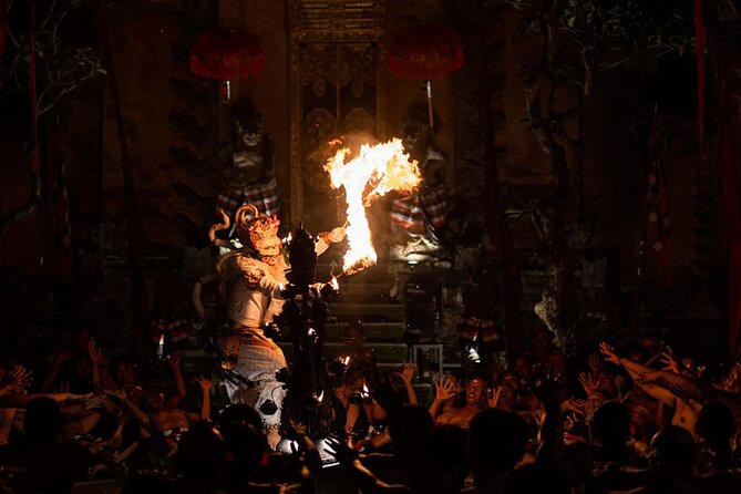 Bali Kecak Fire Dance Show at Tanah Lot, Tabanan with Transport - How the Ramayana story comes alive through the cak-cak circle