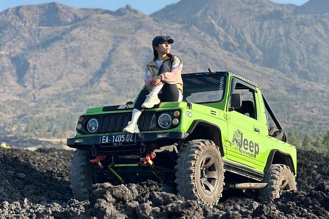 Bali Mount Batur Jeep Sunrise and Black Lava Jeep Tour - Watching the Golden Sunrise Over an Active Volcano