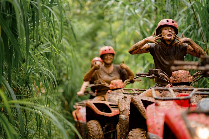 Bali Quad Bike Adventure - Monkey Forest and Tegenungan Waterfall - Bali Pertiwi Adventure and your quad setup