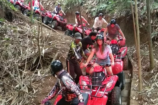 Bali Quad bike ATV passing through Waterfall, Cave & Rice fields - Shower, changing room, lunch, and the part people forget to plan for