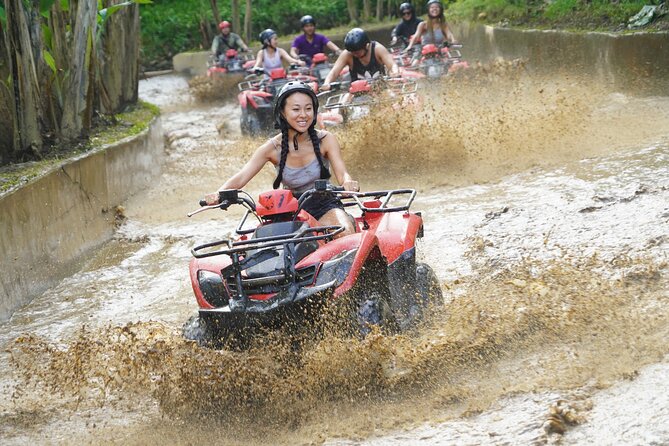 Bali Quad Bike Through Gorilla Cave - Monkey Forest and Waterfall - Timing the nature stops: Tegenungan Waterfall without the full-day grind