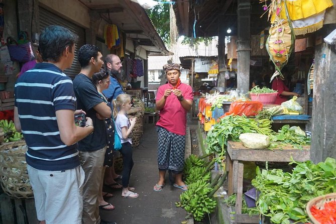 Balinese Traditional Food Cooking Class with Ubud Monkey Forest and SPA - Market time at 8:30, with ingredients you can name