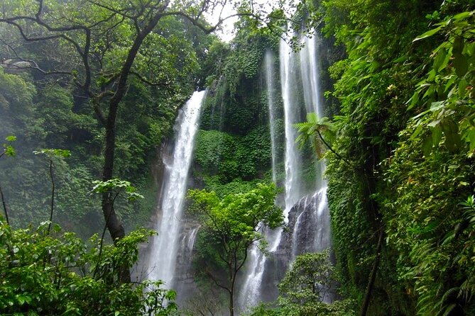 Banyuwana & Banyumala Waterfalls Tour Private - All-Inclusive - Banyu Wana Amertha Waterfall: Steep Descent and Stepping Stones