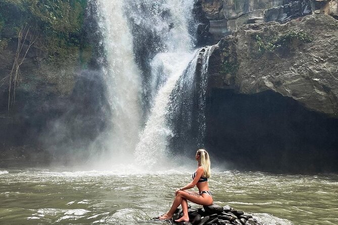 Best of Ubud Waterfalls, Tegalalang Rice Terrace & Jungle Swing - Stop 2: Kanto Lampo Waterfall, easier access with cliff-side photo angles