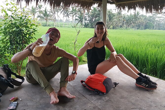 coconut wine and coffee safary tour - Stop 2 at Bresela, rice fields, community sharing, and tuak