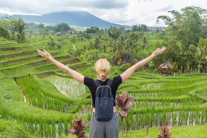 Discover Hidden Waterfall, Unesco Rice Terraces and Mountain Temple - Stop 1: Leke Leke Waterfall Trek Through Jungle