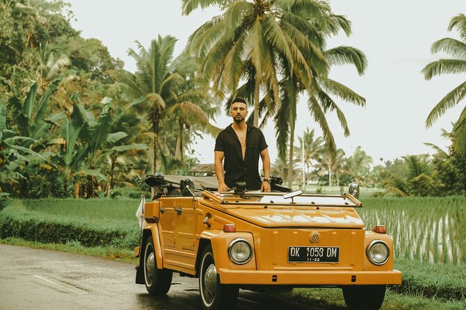 Explore Bali's Hidden Gems In a Classic Vw Convertible - Tirta Empul Temple and the Sarong Requirement