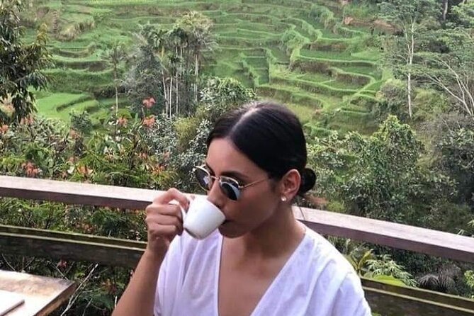 Healing purification spiritual Tour - Stop 3: Tegalalang rice terraces lunch, with traditional Balinese food