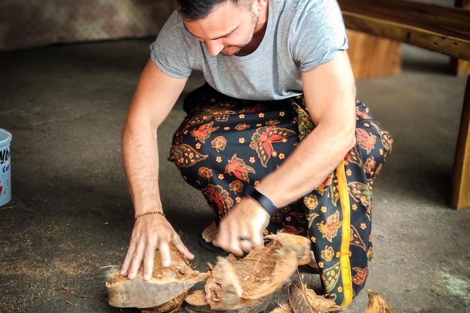 Make Traditional Bali Coconut Oil with a Balinese Family - Coconut scrub massage, then village life in between steps