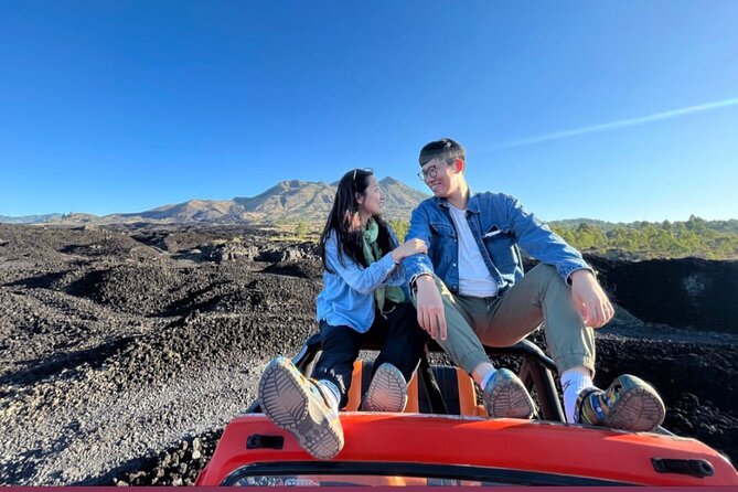 Mount Batur Jeep Adventure - Rooftop breakfast at sunrise, with hot drink and mineral water