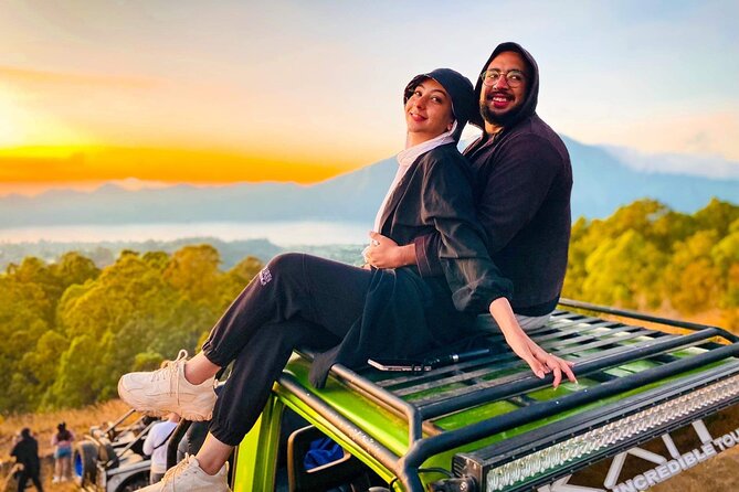 Mount Batur Jeep Sunrise with 4WD Adventures Tour - Black lava fields and the 1963 eruption story