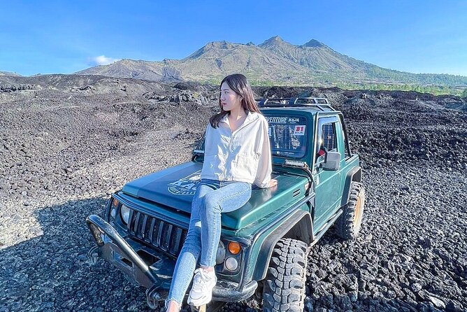Mount Batur Sunrise Jeep Tour with Natural Hot Spring - Black Lava After Sunrise, Plus the 1963 Eruption Story