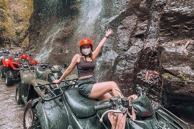 Quad Bike Bali With Tunnel, Waterfall and Rafting Adventure - Quad Biking Through Ubud: Tunnel, Mud Tracks, and Waterfall Spray
