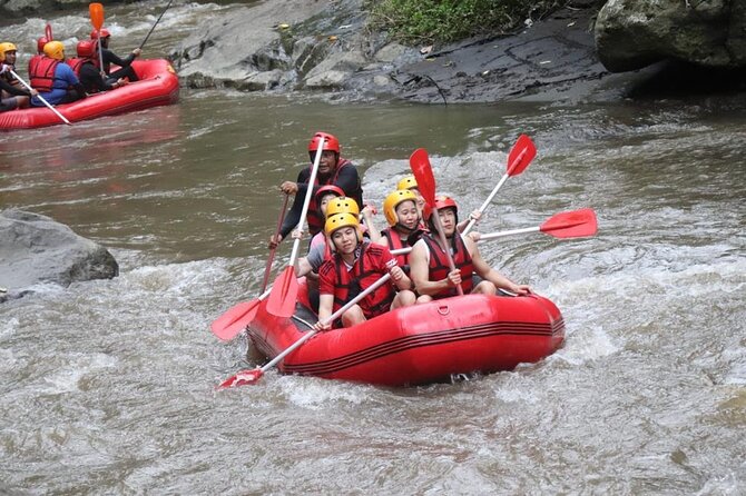 Quad Bike Bali With Tunnel, Waterfall and Rafting Adventure - Rafting on the Ayung River: Adrenaline With Real River Views