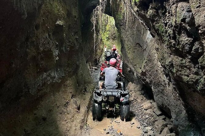 Quadbike Adventure with Tunnel and Waterfall Tour in Bali - ATV Through Tunnels and to a Waterfall, Right From Ubud