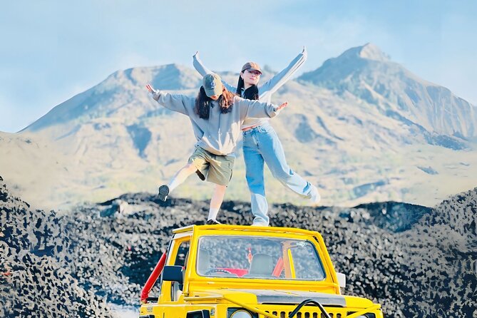 Sunrise Jeep Tour Mount Batur Kintamani Bali - Getting to Toya Bungkah and the jeep switch