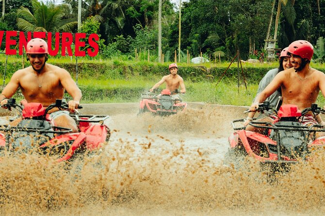 Ubud ATV Ride through River Jungle Rice Fields Puddles - Ubud ATV route highlights: jungle trails, rice fields, and river puddles