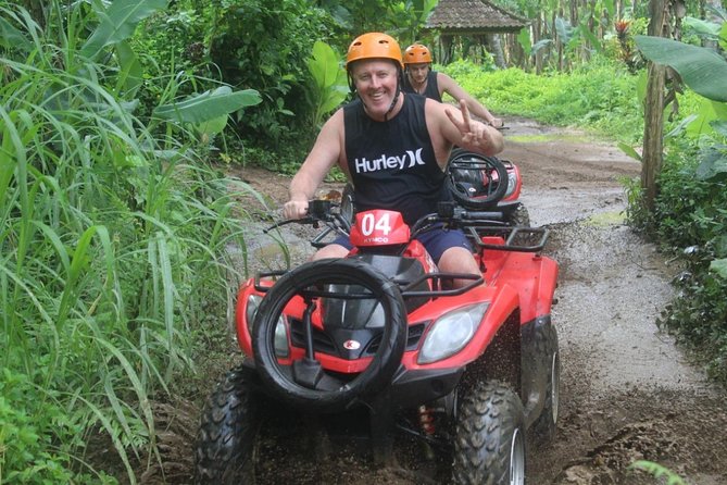 Ubud's Quad Bike - ATV Single Ride - Hot Shower, Shampoo, and a Clean Towel After the Ride