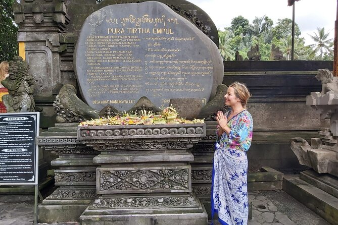 Ubud Tour : Monkey forest, Rice terrace, Water temple, Waterfall & Jungle Swing - Price and value: $32 covers transport, not sacred site tickets
