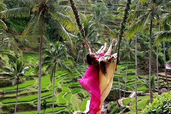 Ubud Tour Water Temple with Jungle Swing - Tegenungan Waterfall: natural pool time and the best way to enjoy it